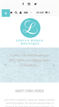 Mobile Screenshot of lydiasworldboutique.com